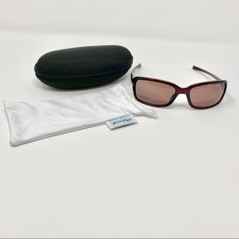 Oakley Dispute purple polarized sunglasses